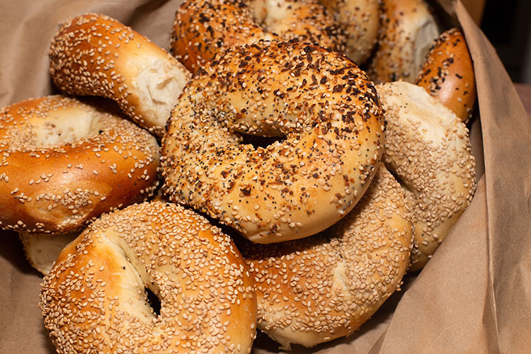 f2m-bbi-20-05-market-Variety of assorted authentic New York style Bagels with seeds i