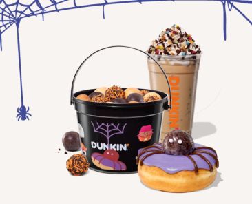 f2m dunkin spider donut halloween 2025