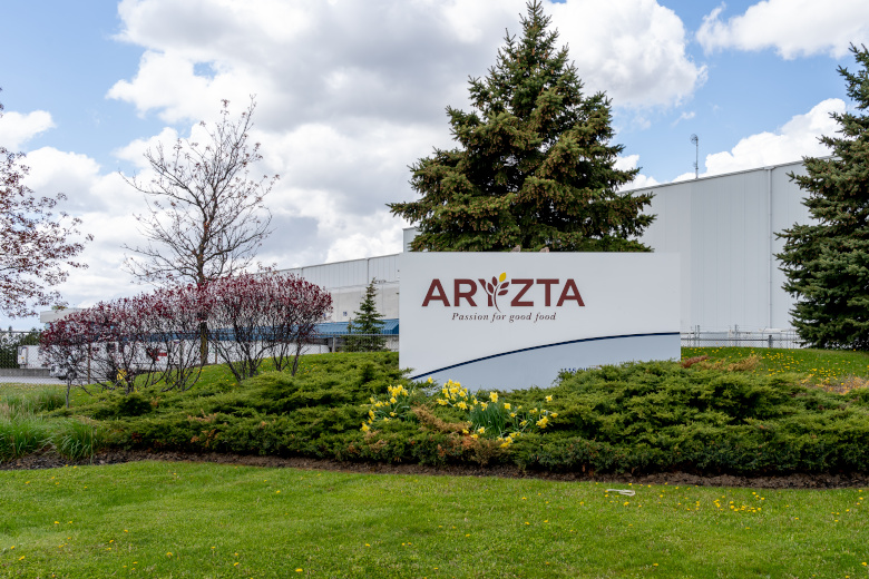 Brantford, On, Canada - May 8, 2021: ARYZTA Canada facility in B