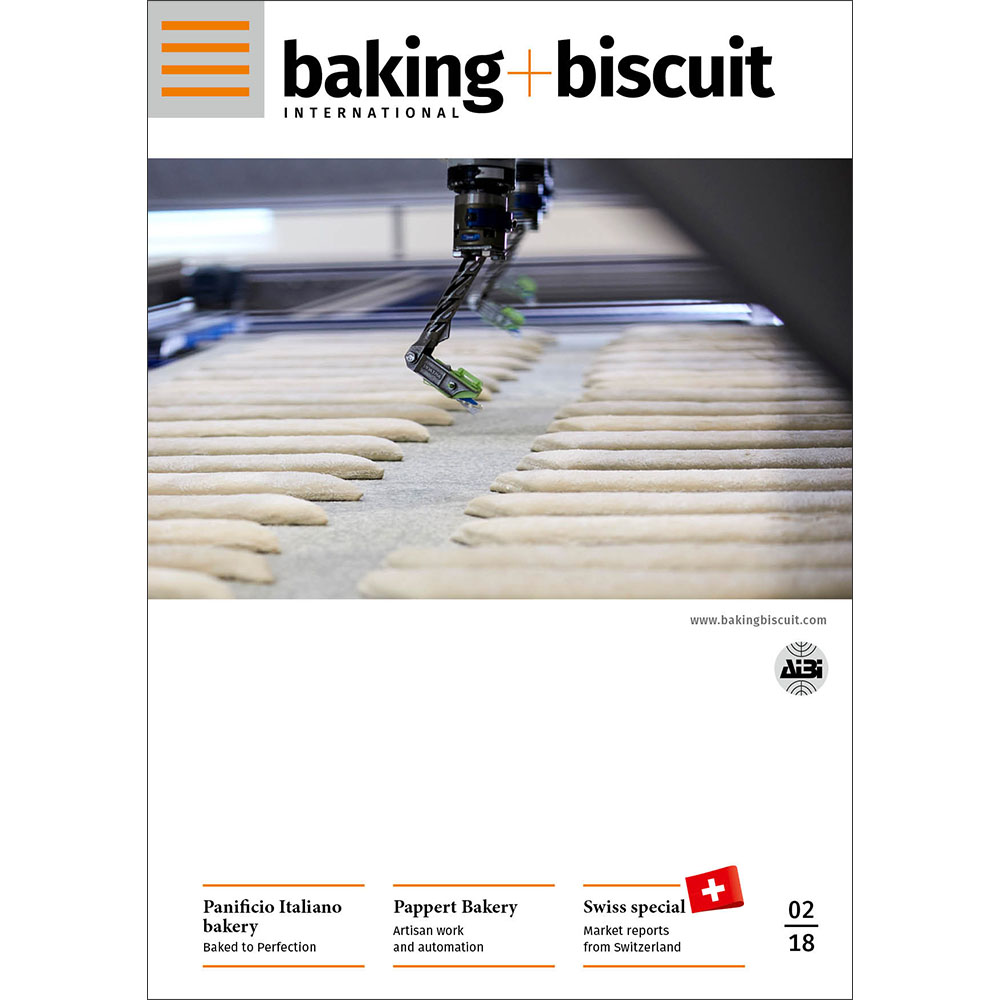 baking+biscuit 2018-02 digital: Panificio Italiano bakery Baked to Perfection; Pappert Bakery Artisan work and automation; Swiss special Market reports from Switzerland