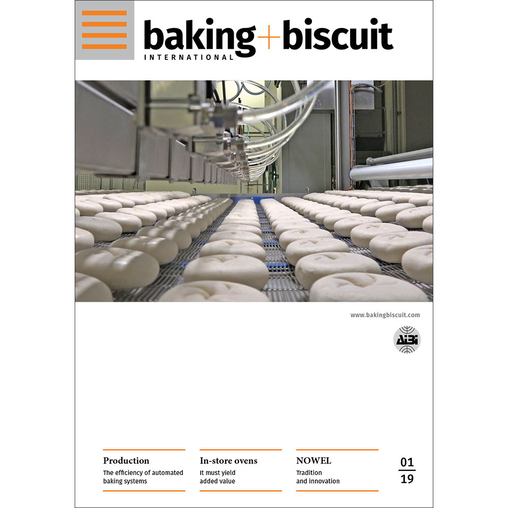baking+biscuit 2019-01 digital: Production The efficiency of automated baking systems; In-store ovens It must yield added value; NOWELTradition and innovation