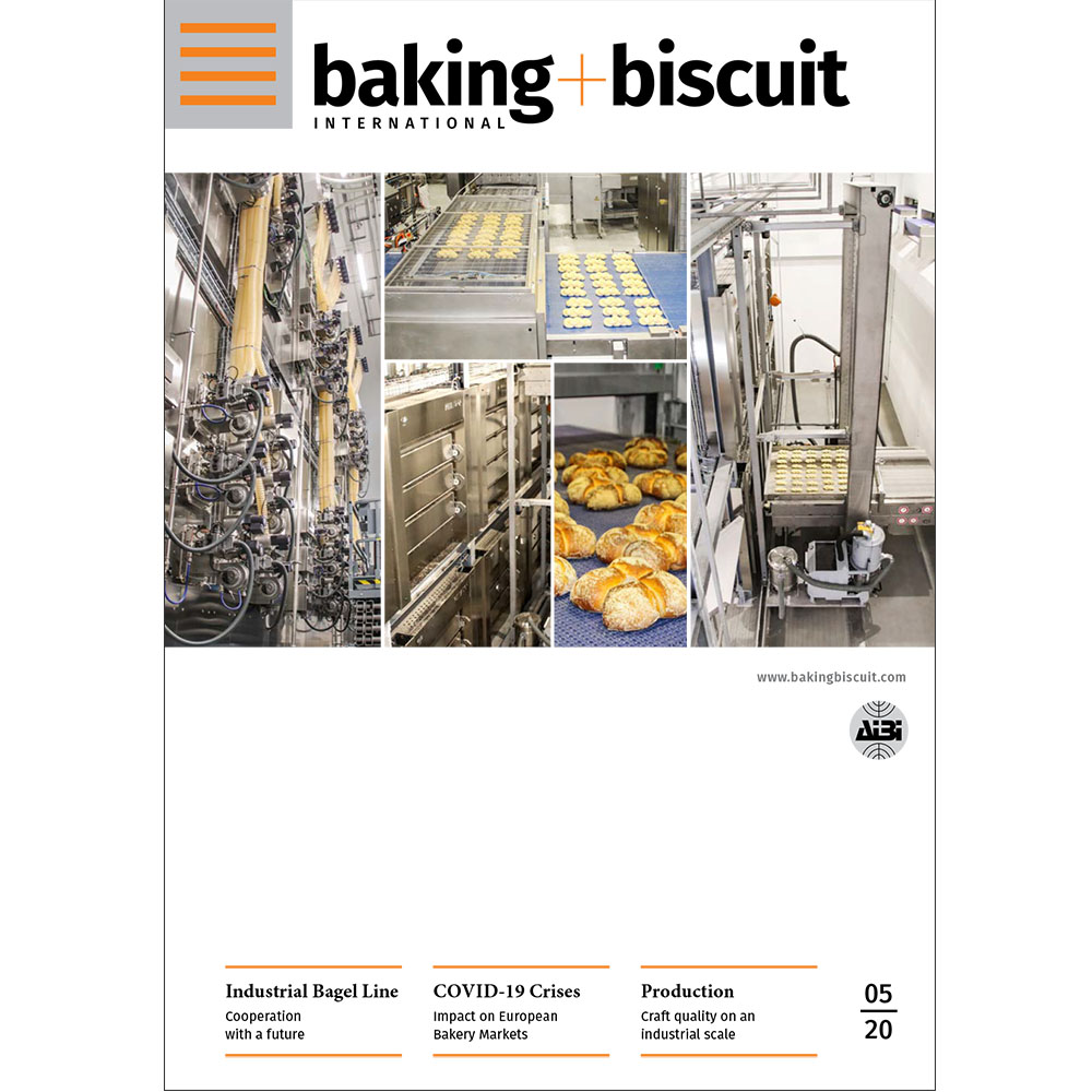 baking+biscuit 2020-05 digital Industrial Bagel Line: Cooperation with a future COVID-19 Crises: Impact on European Markets Production: Craft quality on an industrial scale