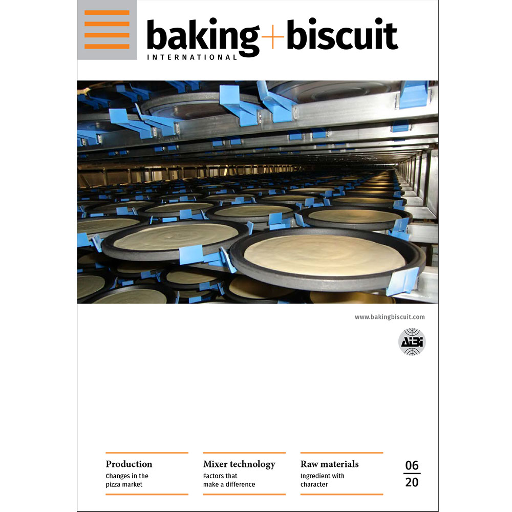 baking+biscuit 2020-06 digital Production: Changes in the pizza market Mixer technology: Factors that make a difference Raw Materials: Ingredient with character