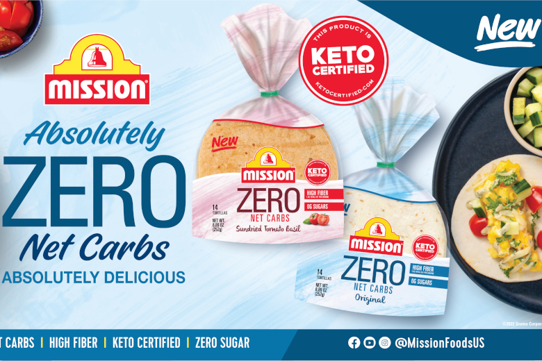 Ketocertified, zero net carbs tortillas launch Baking & Biscuit