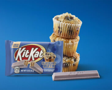 KIT KAT® Brand Unveils Their Newest Flavor – Blueberry Muffin – with Graham Cookie Pieces Folded Right In
