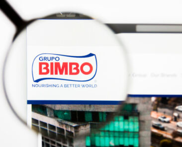 Los Angeles, California, USA - 13 March 2019: Illustrative Editorial, Grupo Bimbo website homepage. Grupo Bimbo logo visible on screen