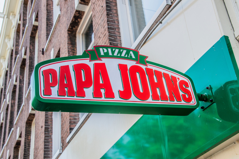 Billboard From Papa John's Pizzeria